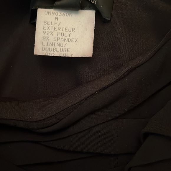 Tadashi Shoji - Black Ruched Dress - Picture 11 of 11